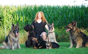 Kim and Her Pack