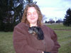 Photo of dog with daycare person